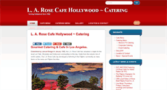 Desktop Screenshot of larosecafehollywood.com